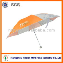 Outdoor-Sonnenschirm Falten Regenschirm mit Baldachin Logodruck Handbuch